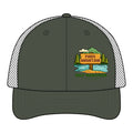 Paris Mountain Lake Sign Trucker Hat