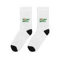 Holiday Hustle Holiday Script Socks