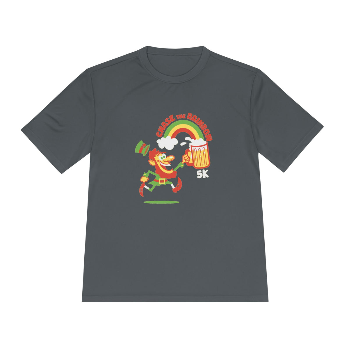 Chase the Rainbow Leprechaun Performance Tee