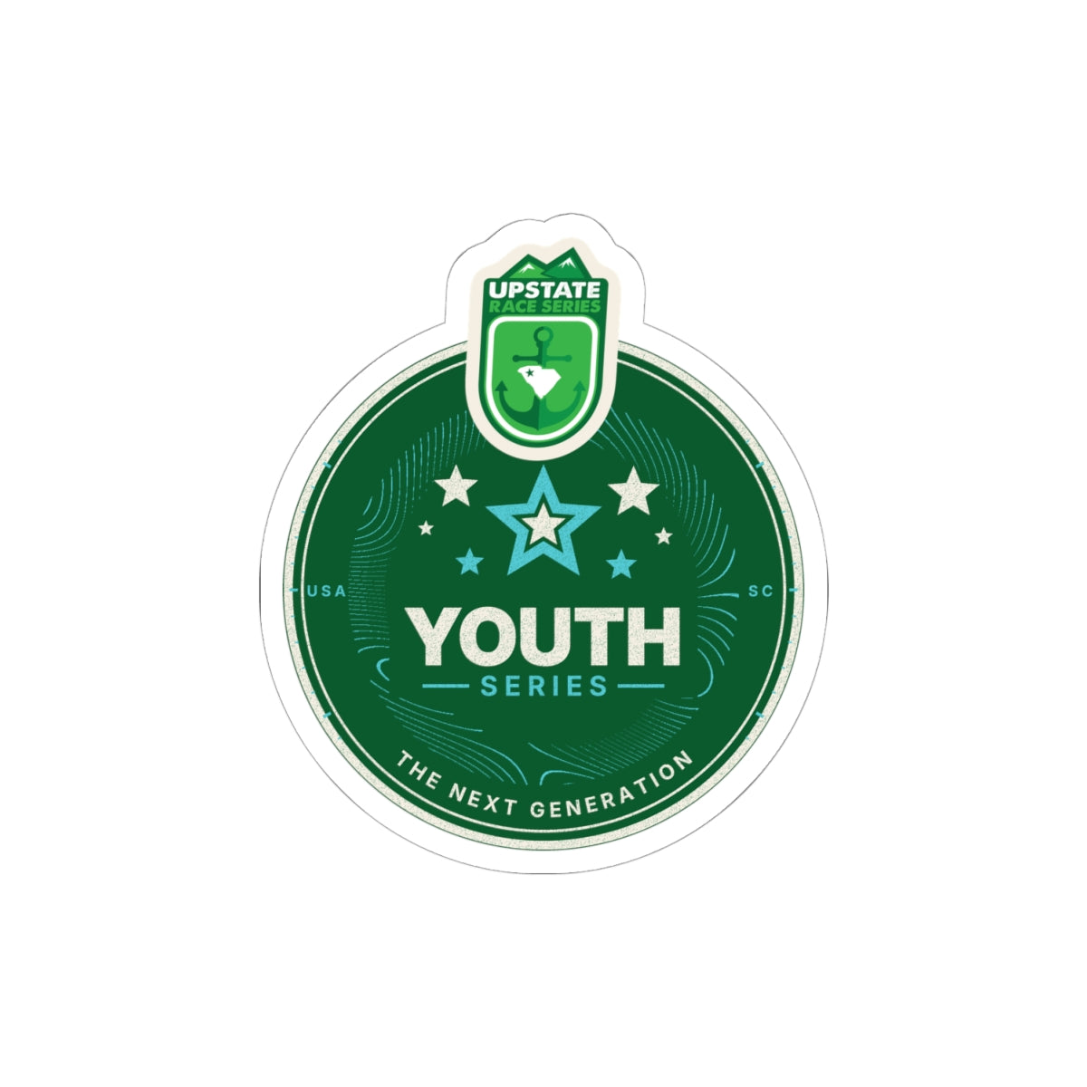 Upstate Youth Series Crest Sticker