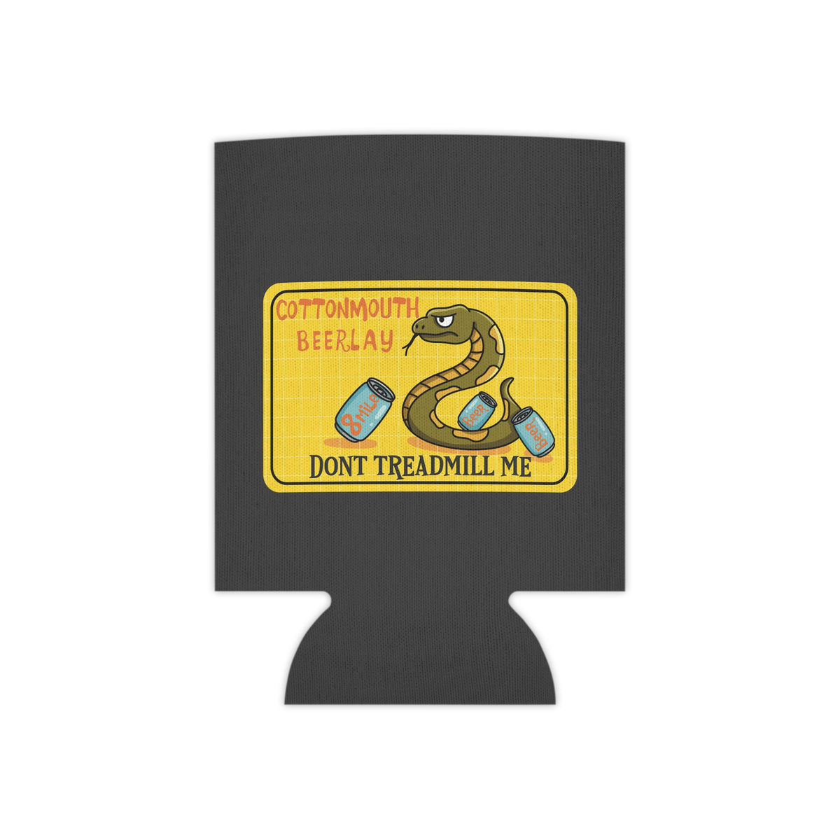 Cottonmouth Yellow Flag Can Cooler