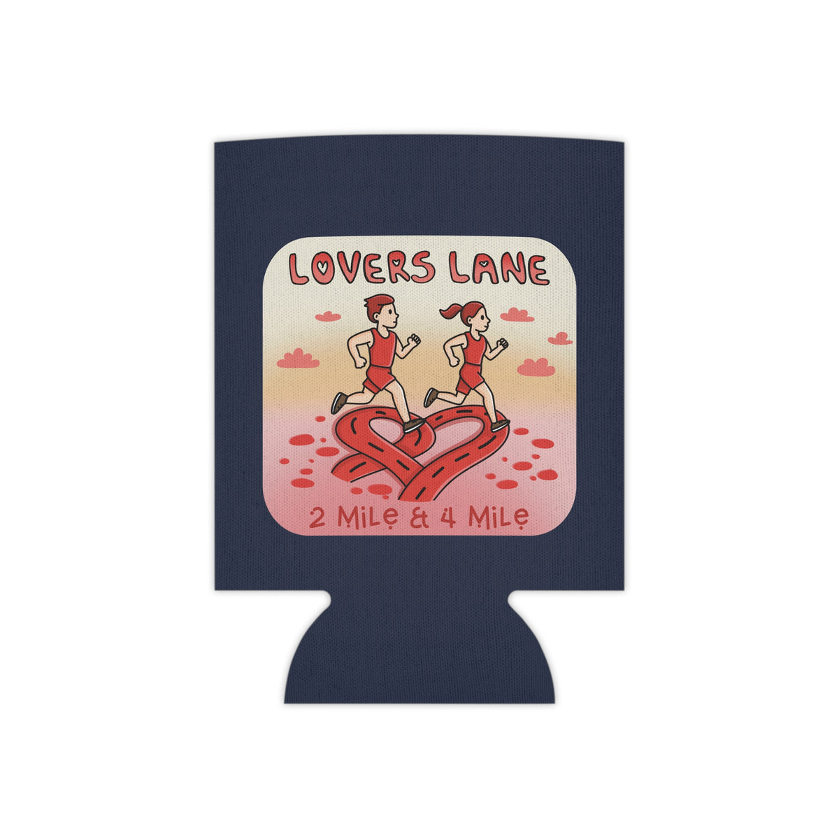Lovers Lane Heart Badge Can Cooler
