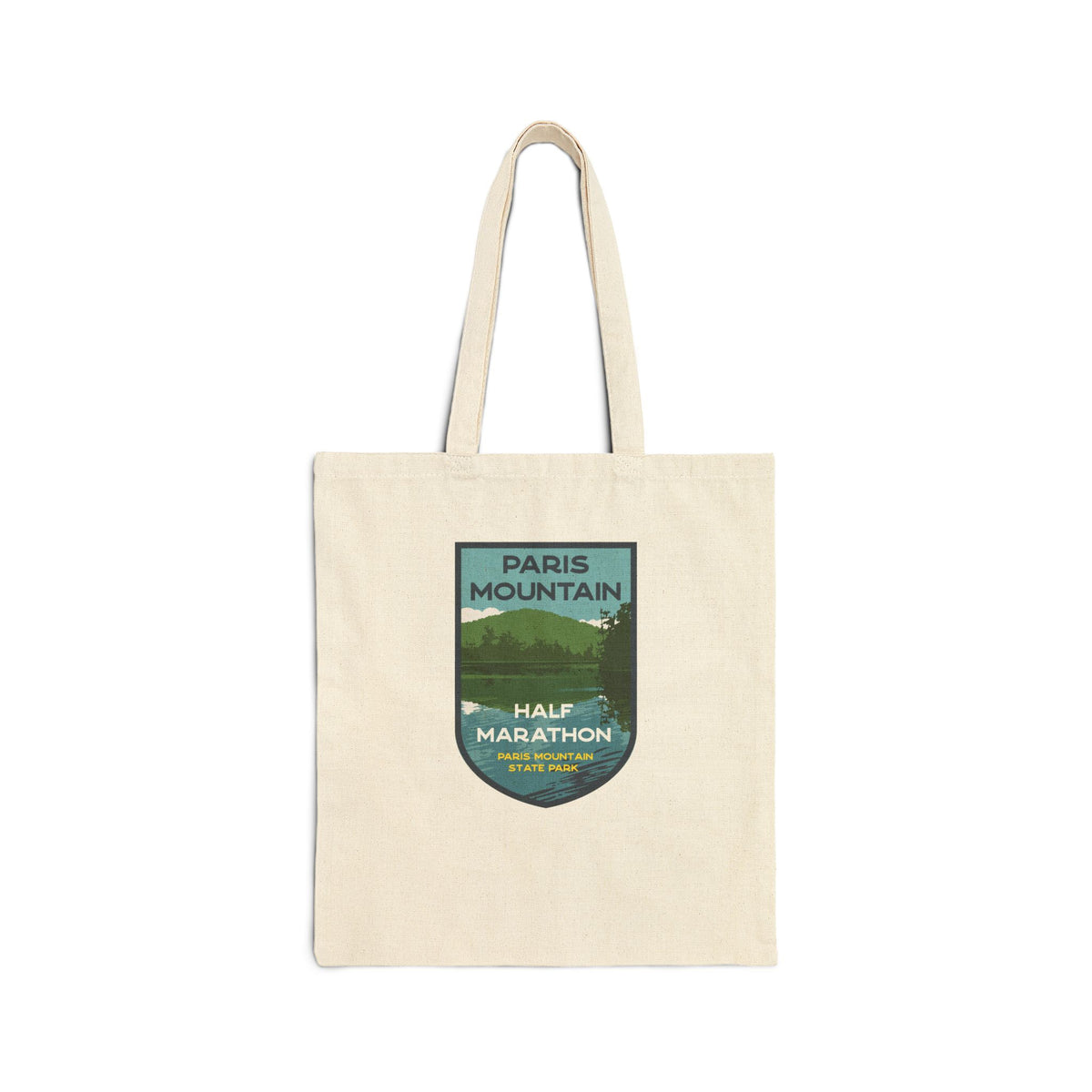 Paris Mountain Lake Badge Tote