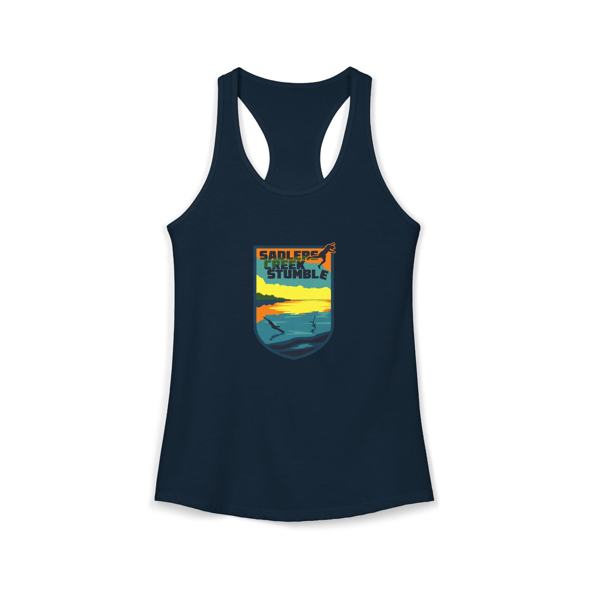 Sadlers Creek Sunset Badge Women's Tank