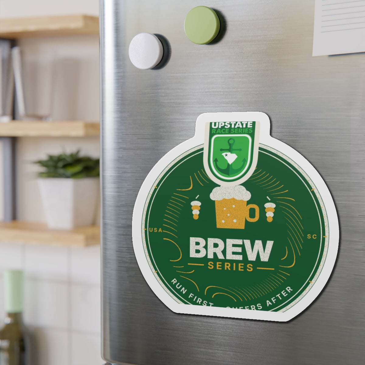 Upstate Brew Series Crest Magnet