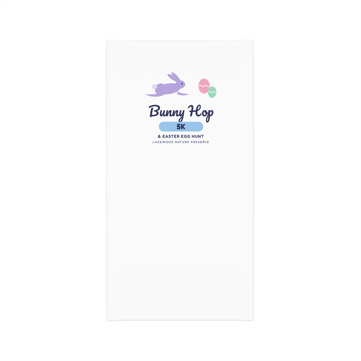 Bunny Hop Script Neck Gaiter
