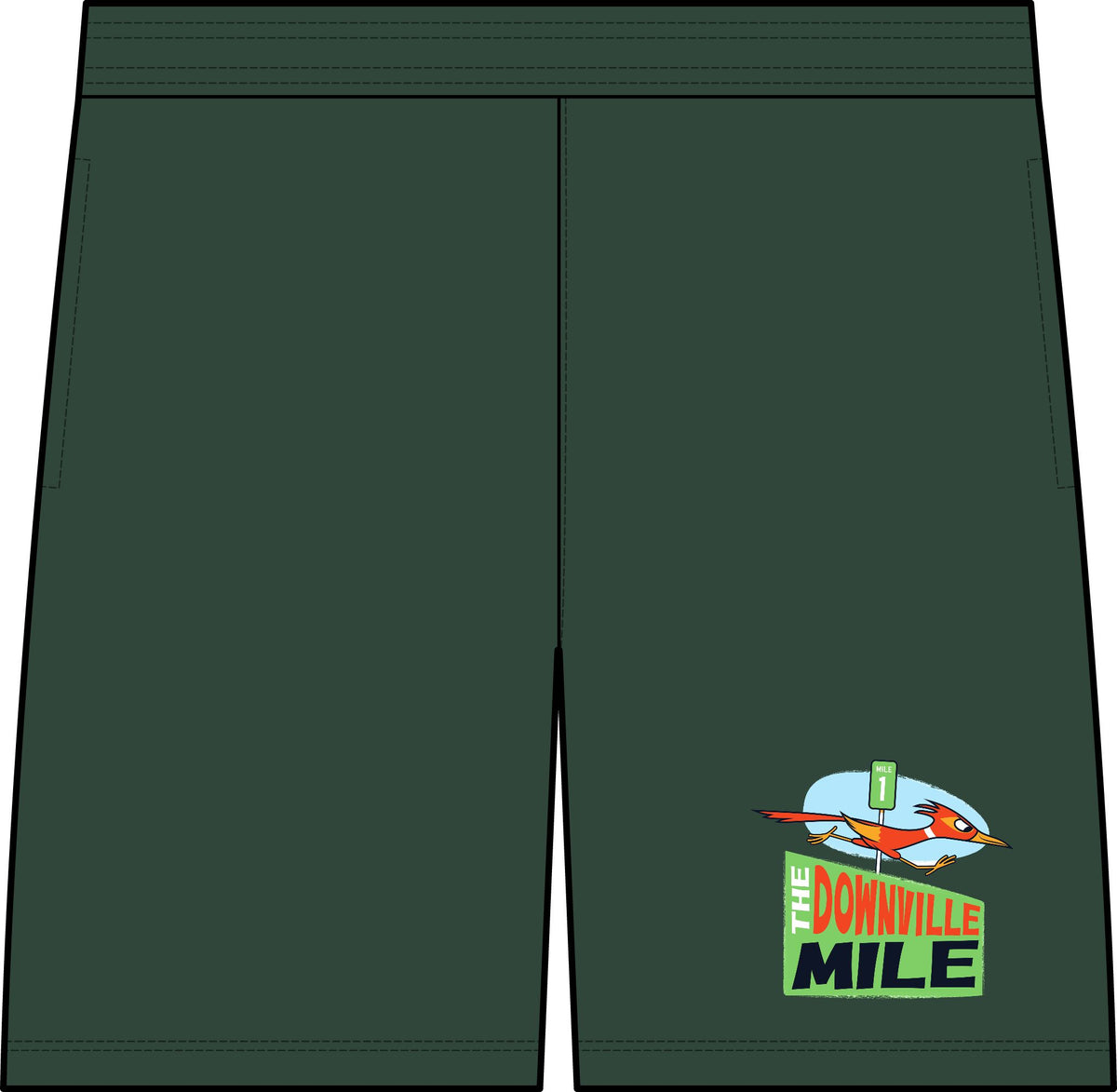 Downville Mile Roadrunner Running Shorts
