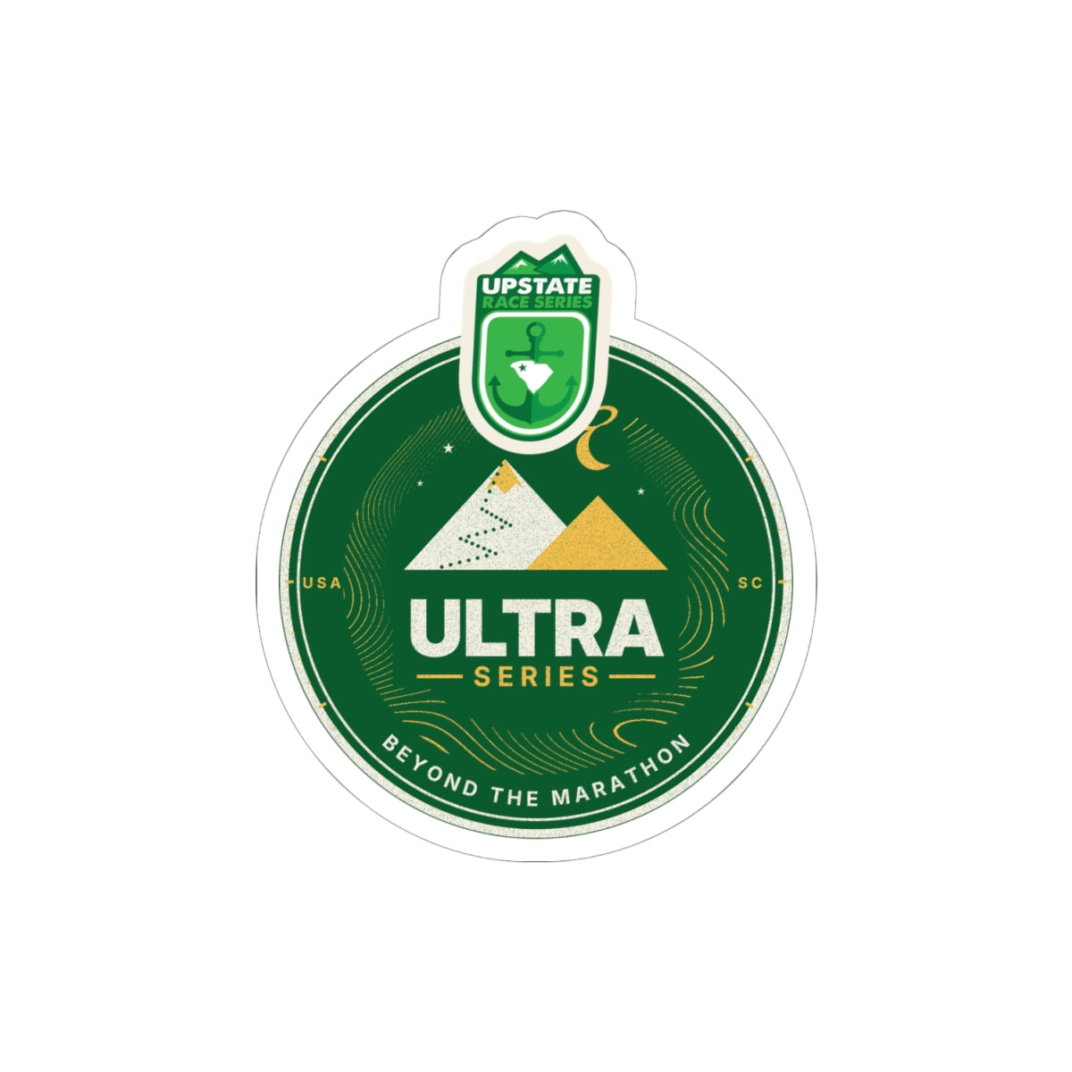 Upstate Ultra Series Crest Sticker