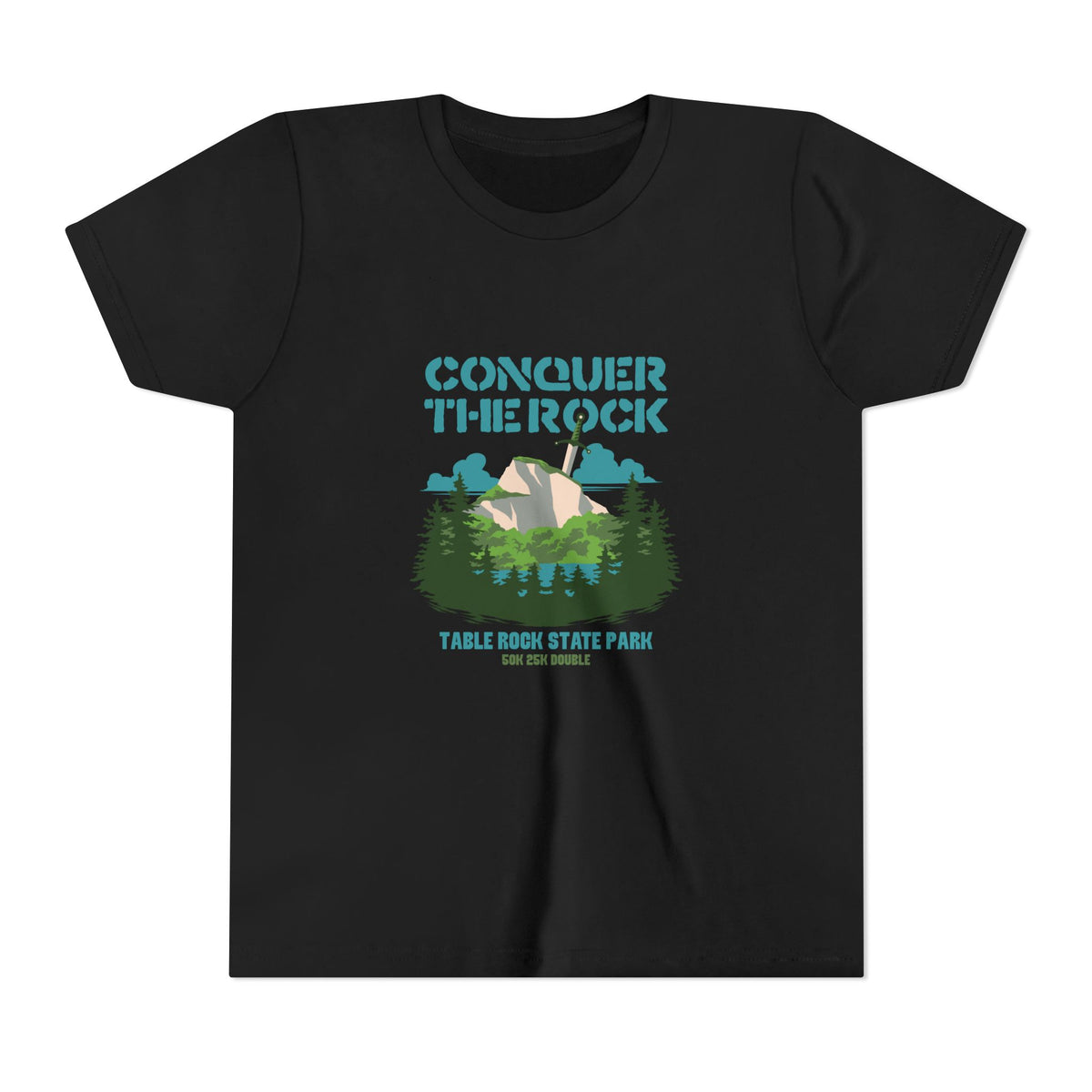 Conquer the Rock Forest Youth Tee