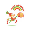 Chase the Rainbow Leprechaun Sticker
