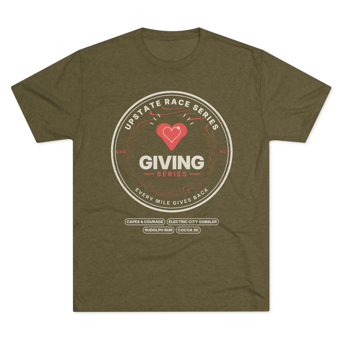 Upstate Giving Series Tee (Dark Shirts)