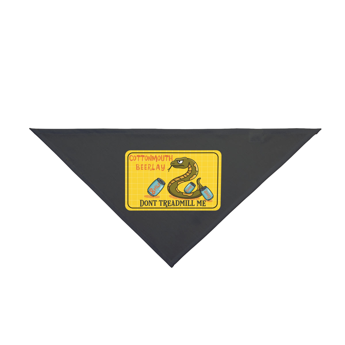 Cottonmouth Yellow Flag Dog Bandana