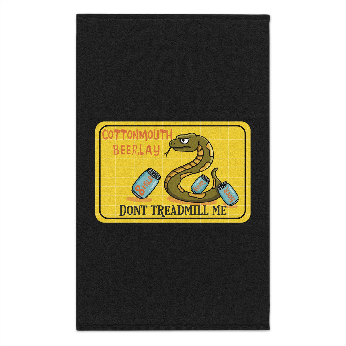 Cottonmouth Yellow Flag Rally Towel