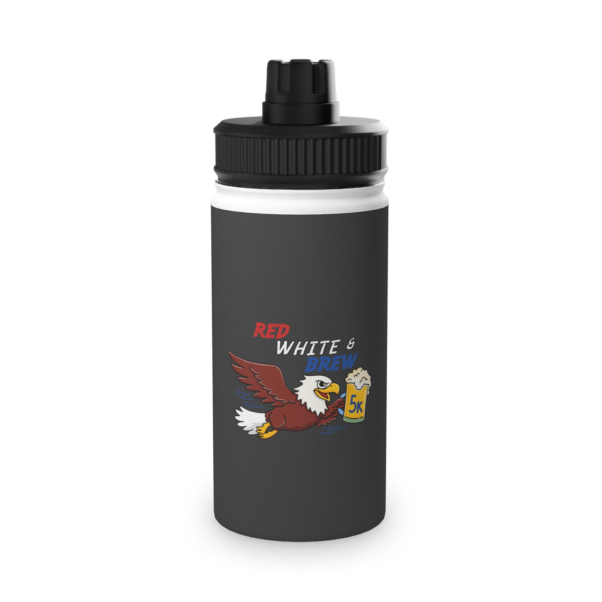 Red White & Brew Eagle Water Bottle