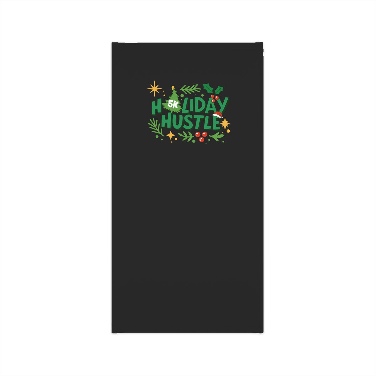 Holiday Hustle Holly Script Neck Gaiter