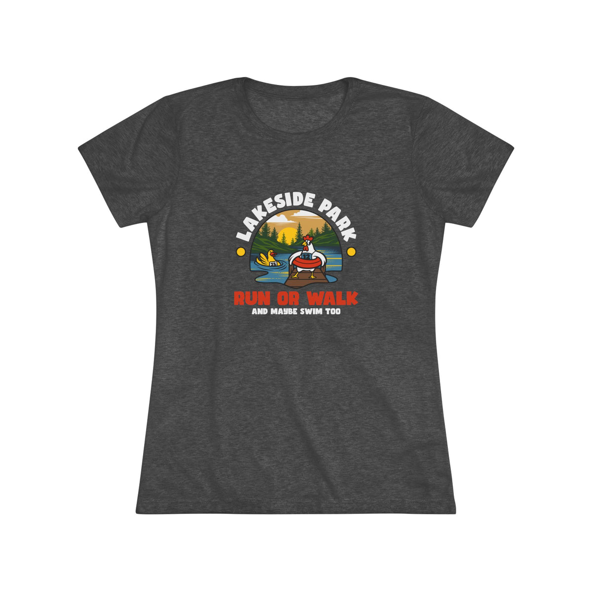 Lakeside Park Run or Walk Women's Tee