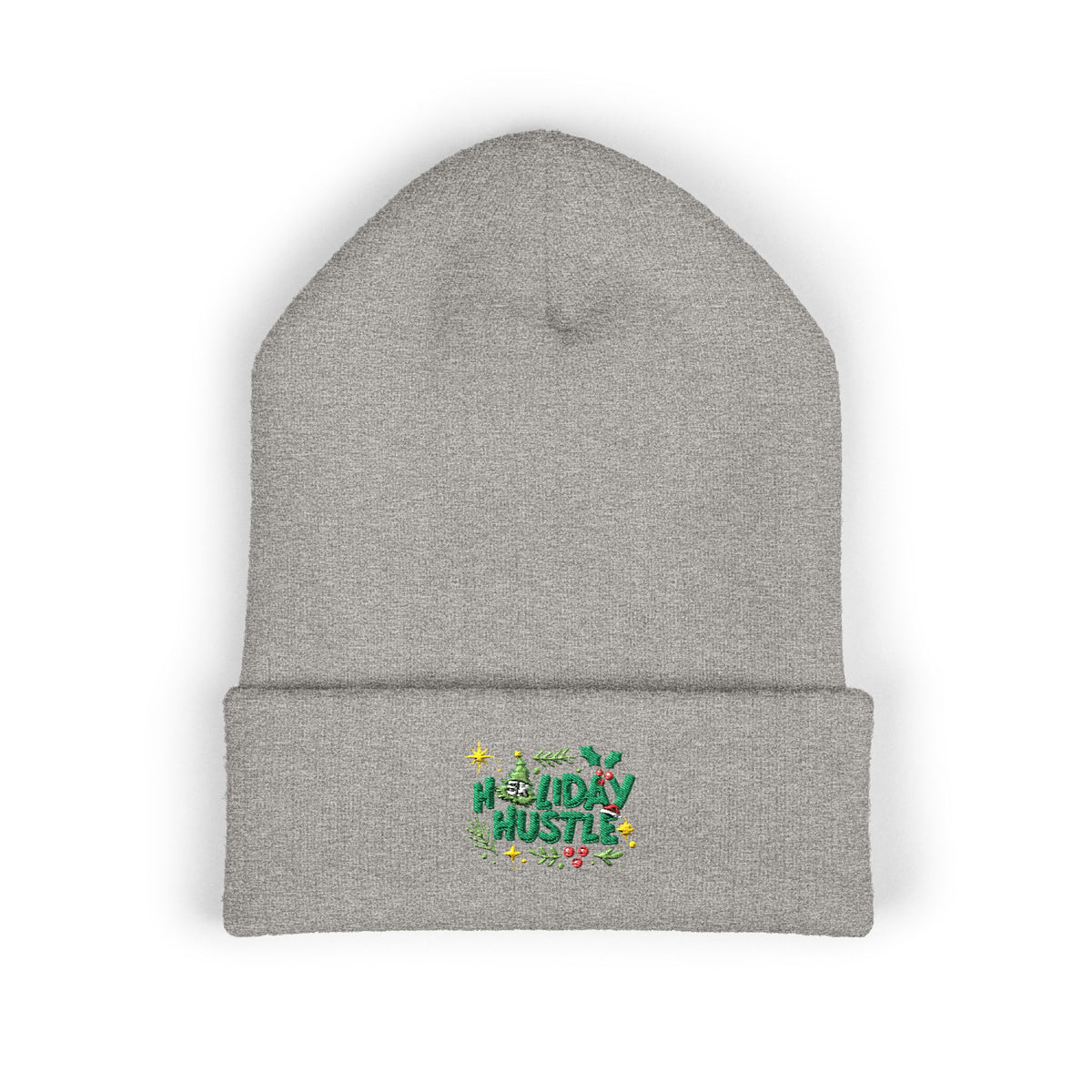 Holiday Hustle Holly Script Beanie