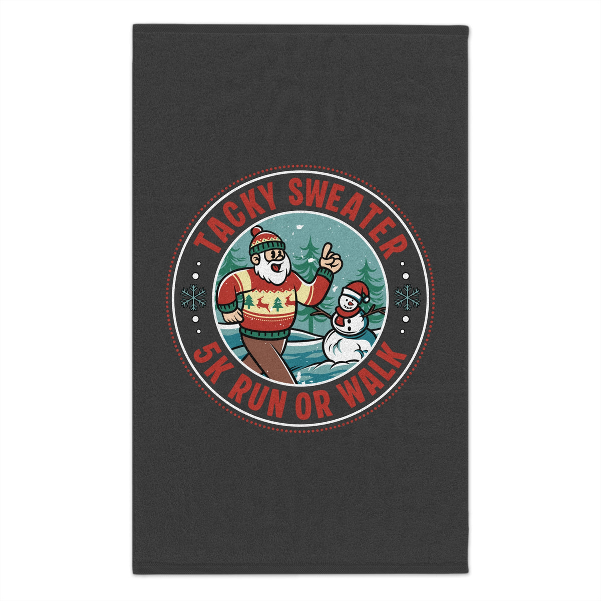 Tacky Sweater Santa Rally Towel