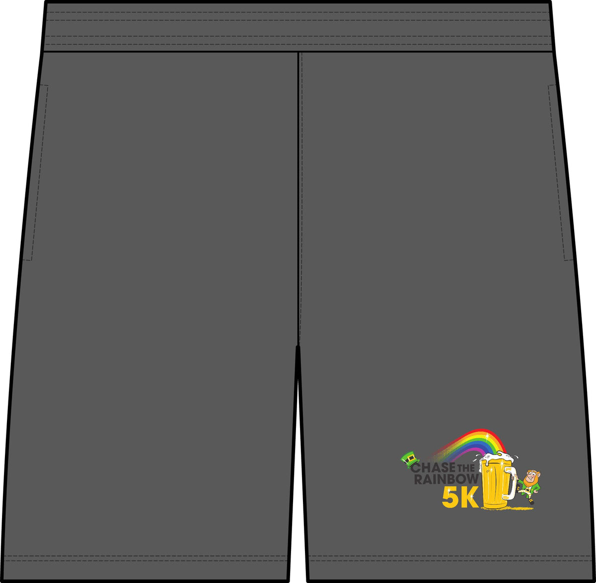 Chase the Rainbow Rainbow Pint Running Shorts
