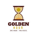 Golden Hour Hourglass Sticker
