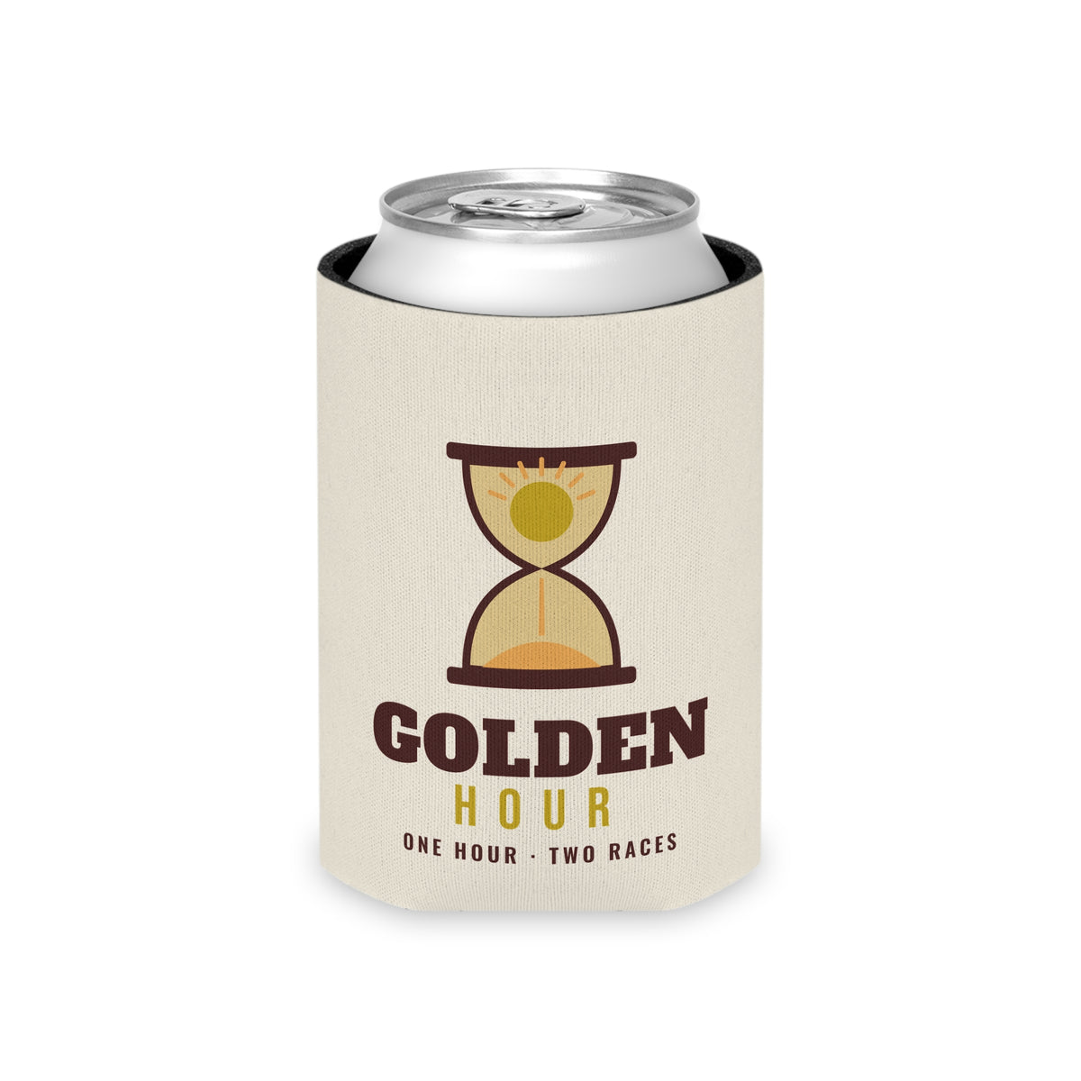 Golden Hour Hourglass Can Cooler