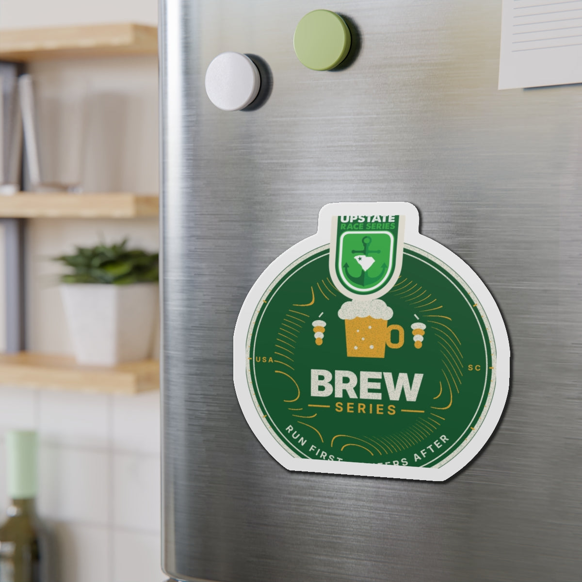 Upstate Brew Series Crest Magnet
