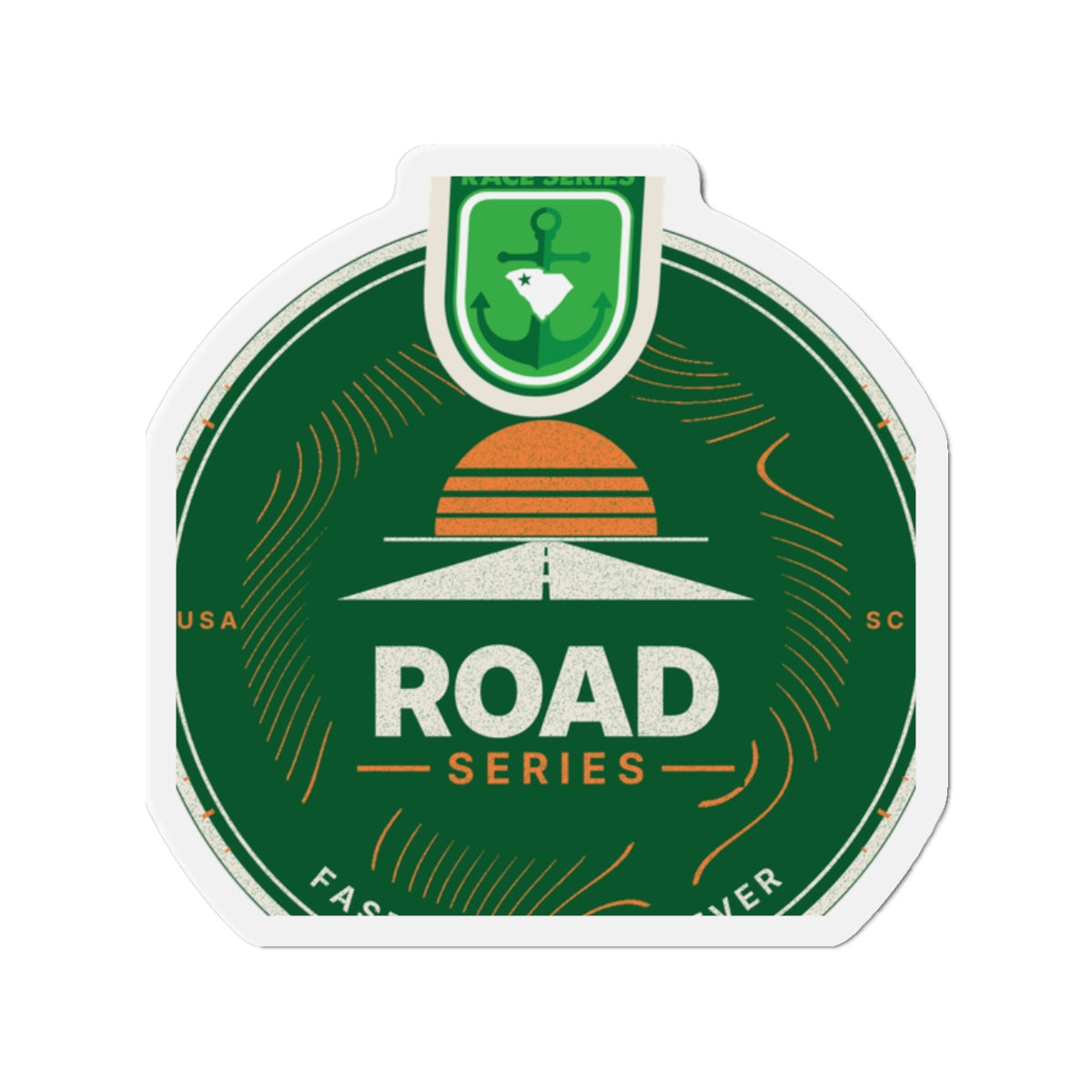 Upstate Road Series Crest Magnet