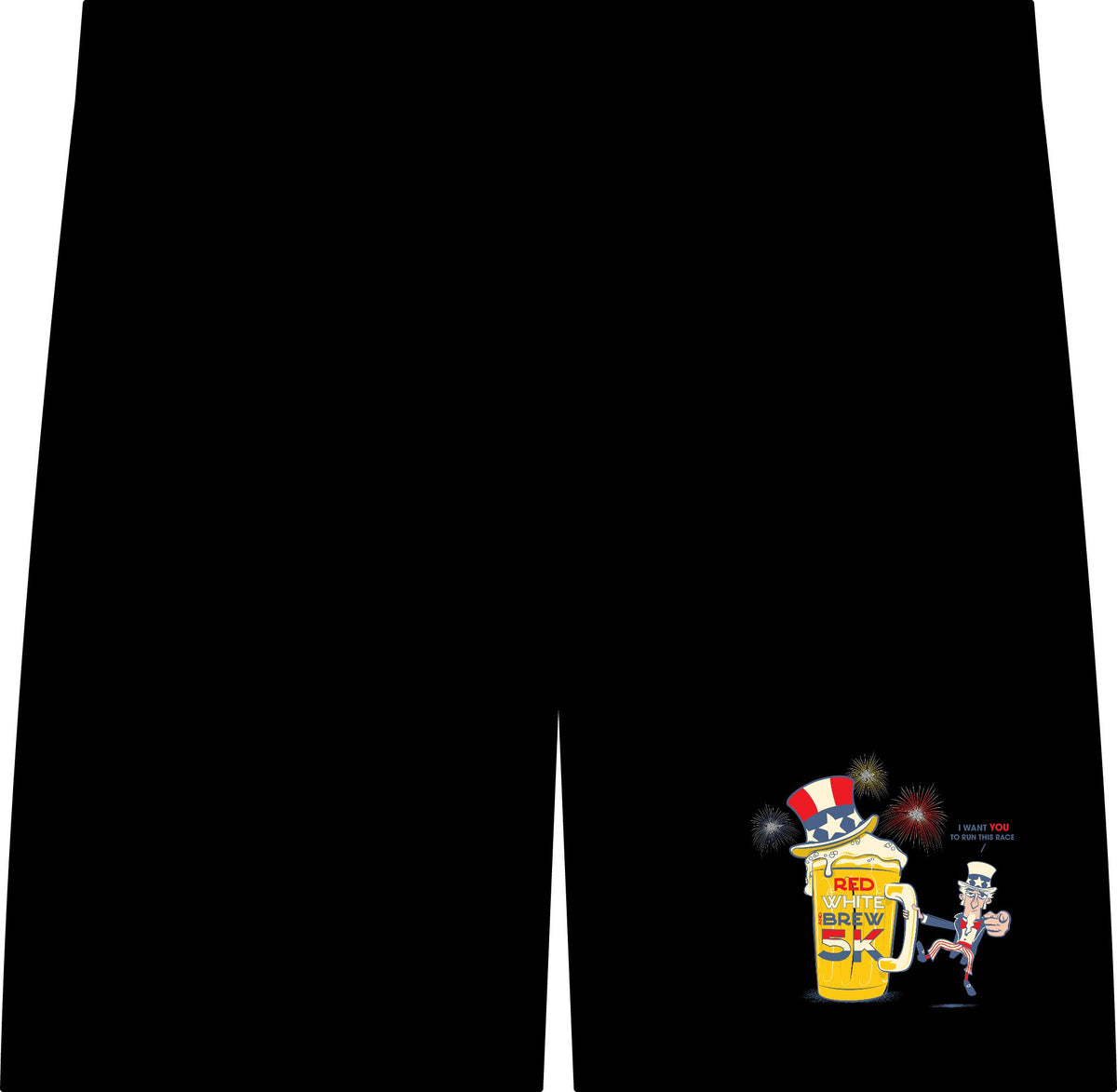 Red White & Brew Patriot Pint Running Shorts
