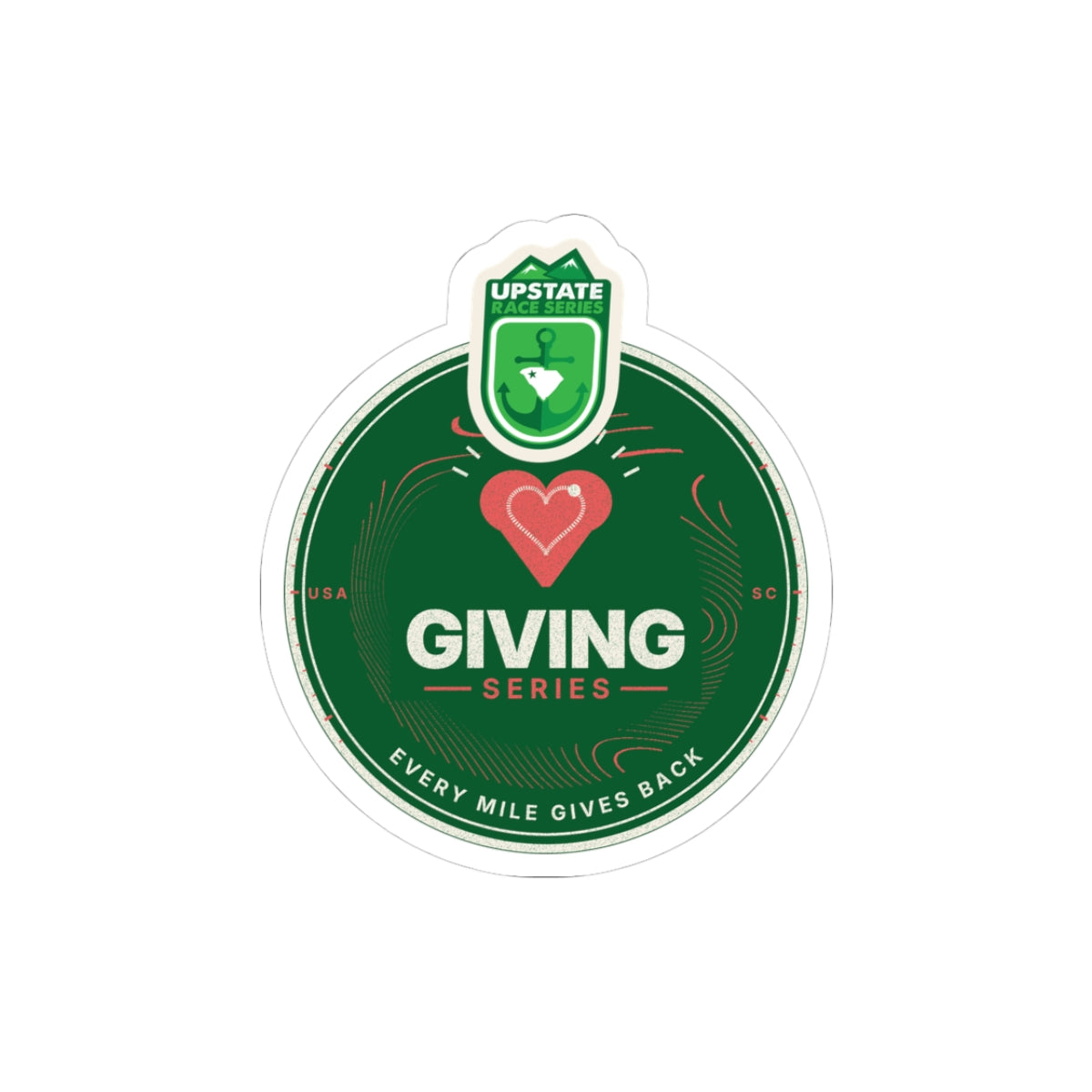 Upstate Giving Series Crest Sticker