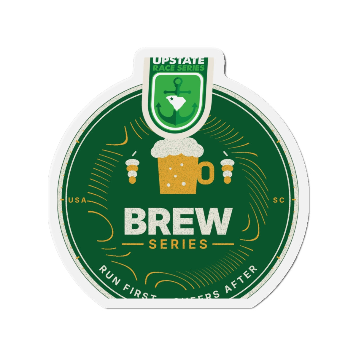 Upstate Brew Series Crest Magnet