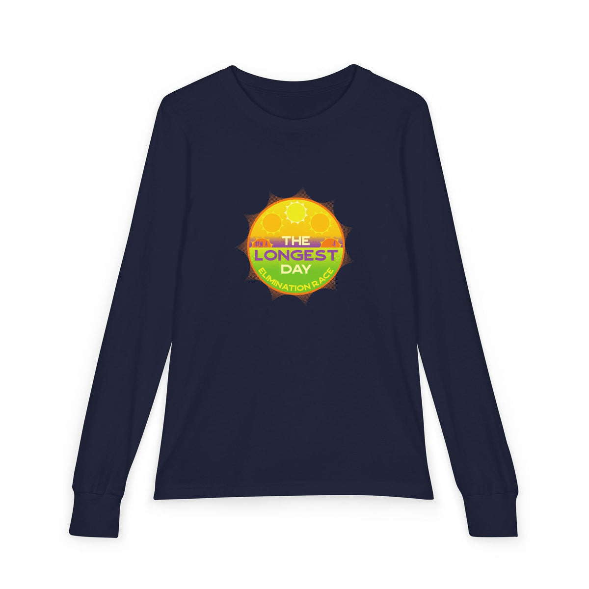 Longest Day Sunburst Badge Youth Long Sleeve
