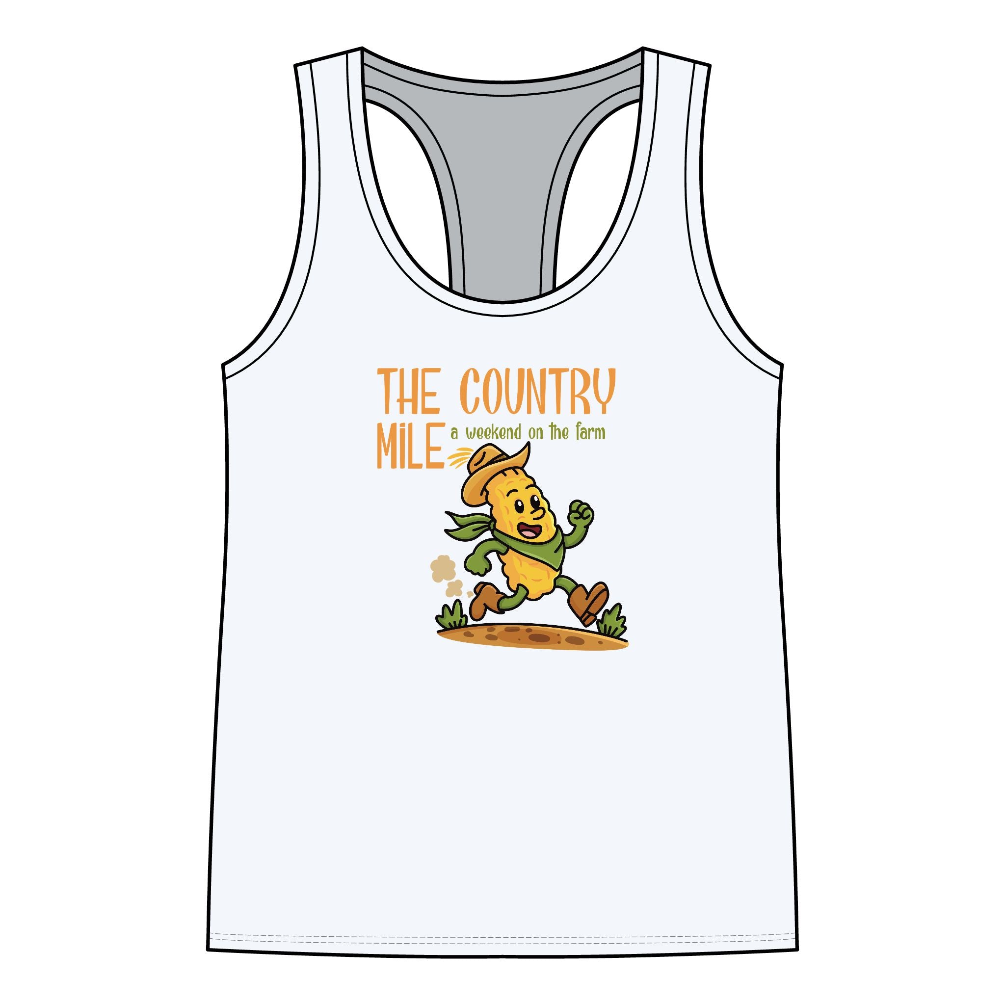 Tank Top Racer Back - The Country Mile