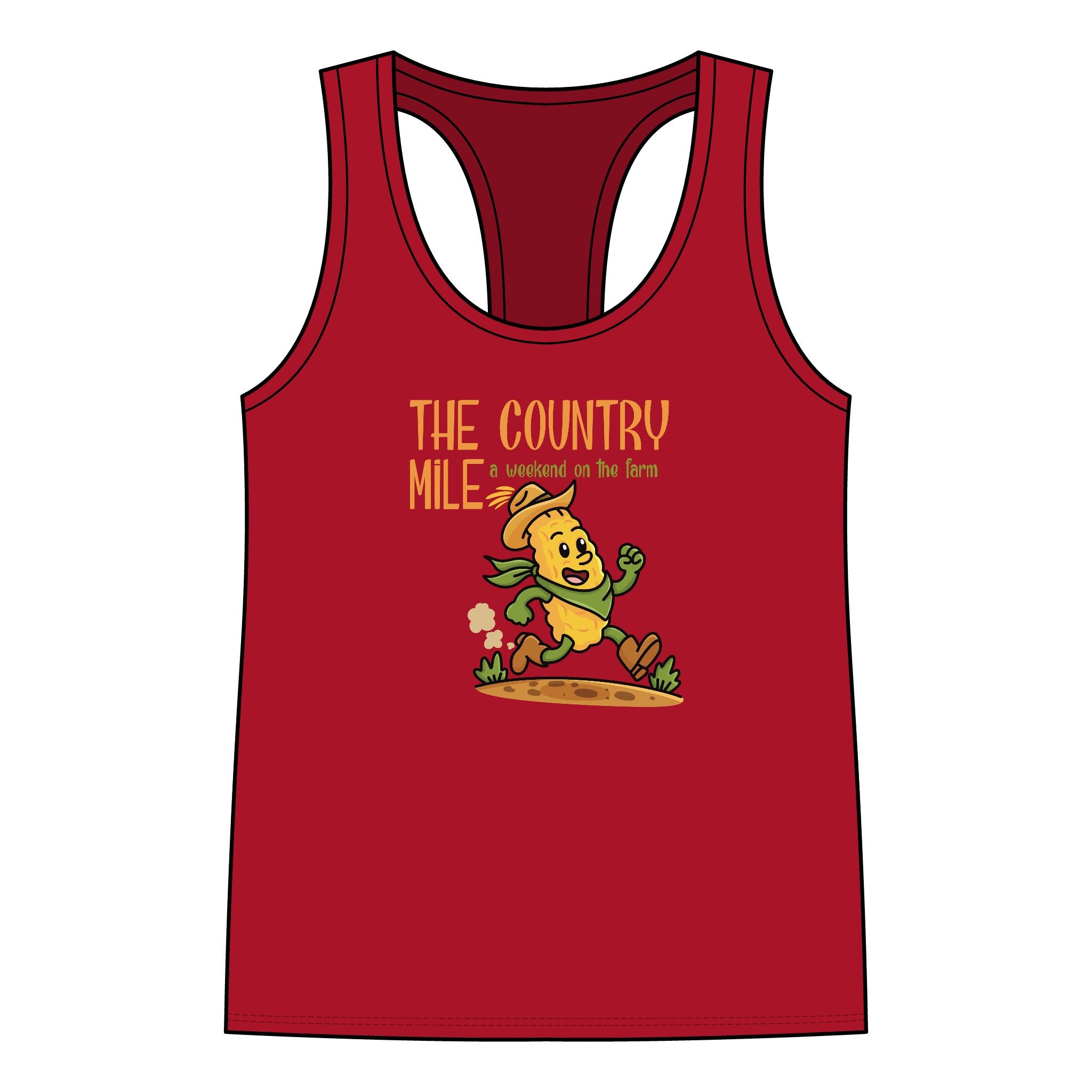 Tank Top Racer Back - The Country Mile