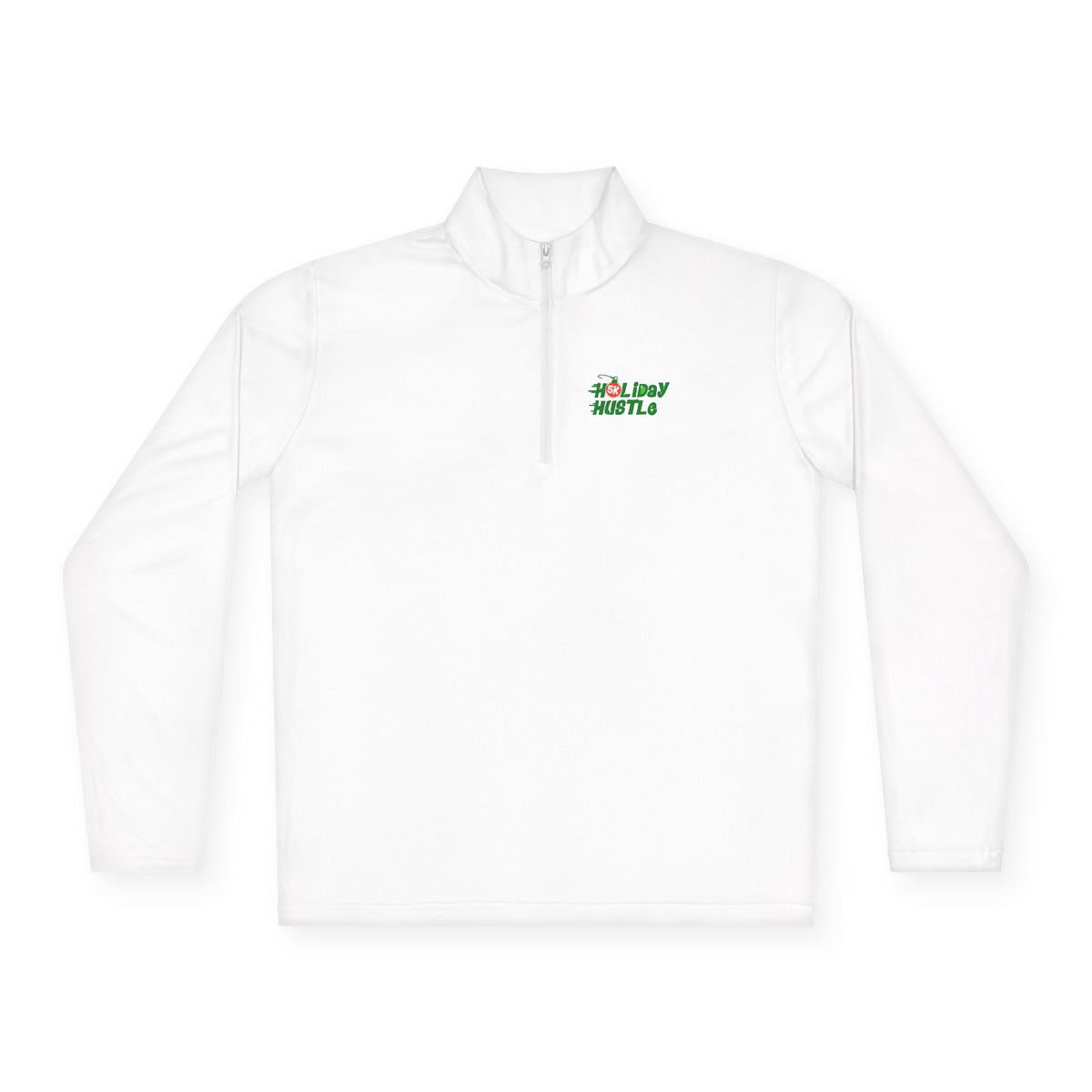 Holiday Hustle Holiday Script Back-Print Quarter-Zip