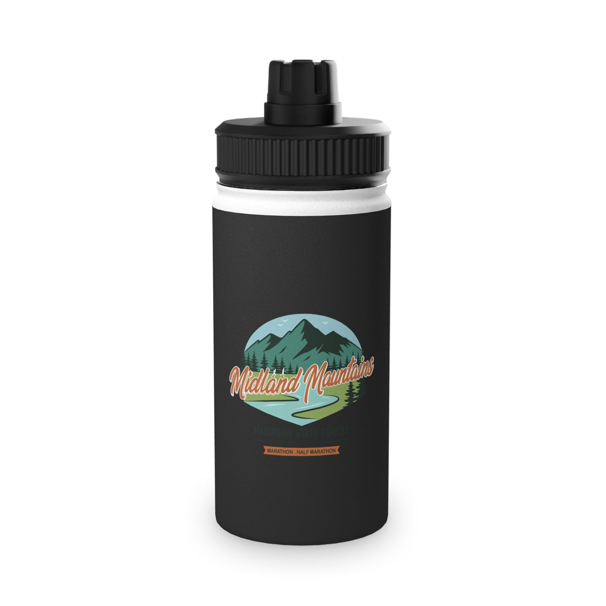 Broad River Mountain Script Water Bottle