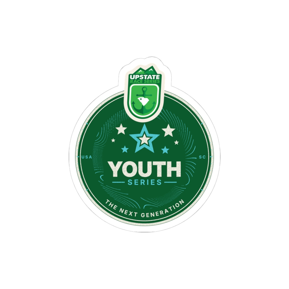Upstate Youth Series Crest Sticker
