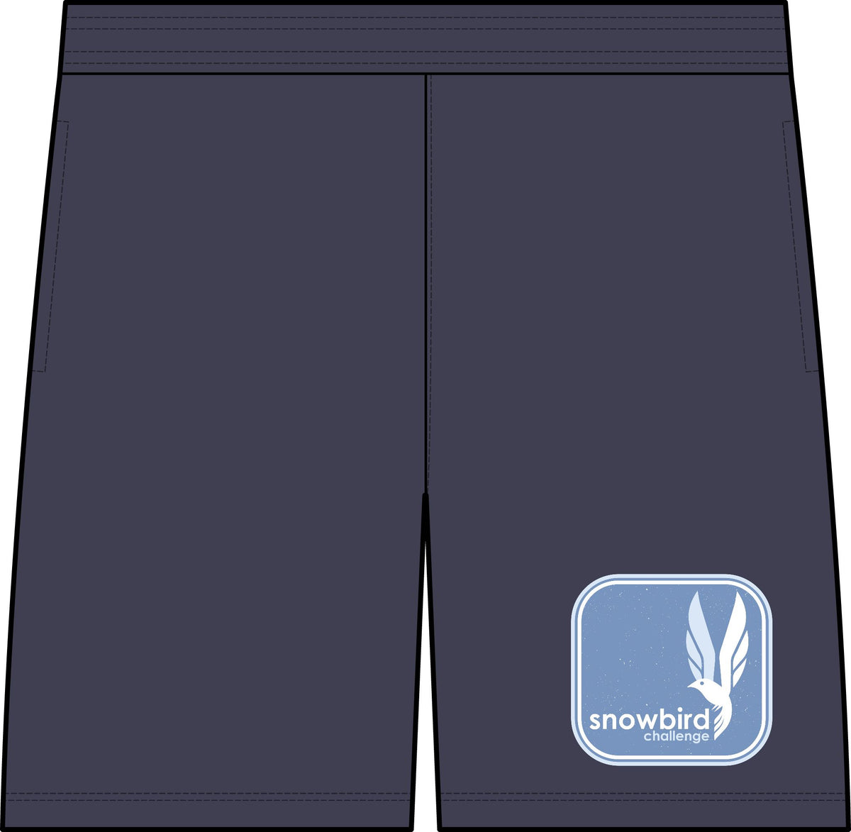 Snowbird Wing Badge Running Shorts