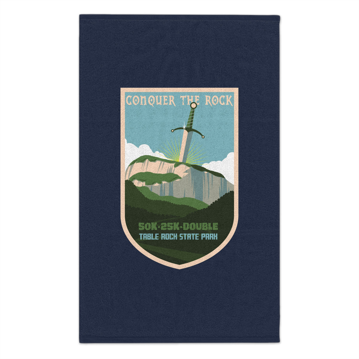 Conquer the Rock Sword in the Rock Rally Towel