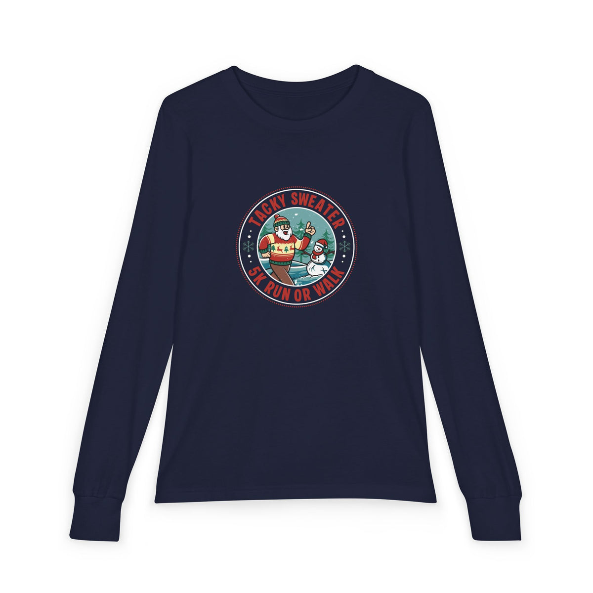 Tacky Sweater Santa Youth Long Sleeve