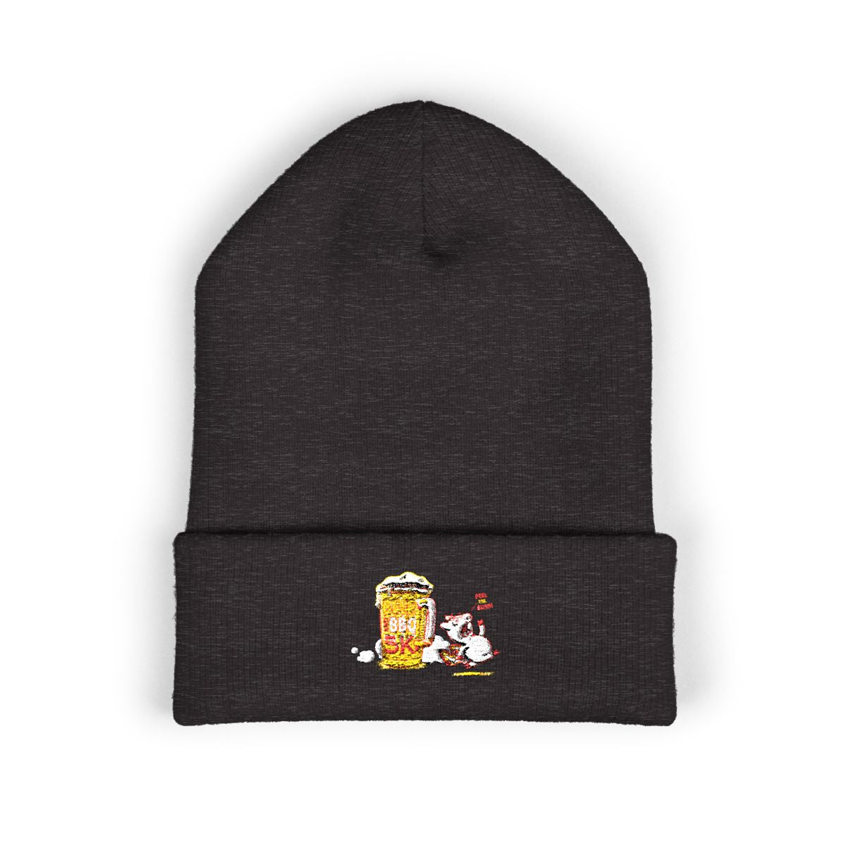 Beer & BBQ 5K Feel the Burn Embroidered Cuffed Beanie