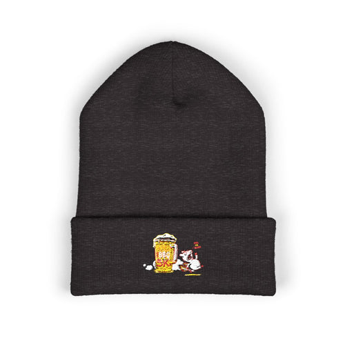 Beer & BBQ 5K Feel the Burn Embroidered Cuffed Beanie
