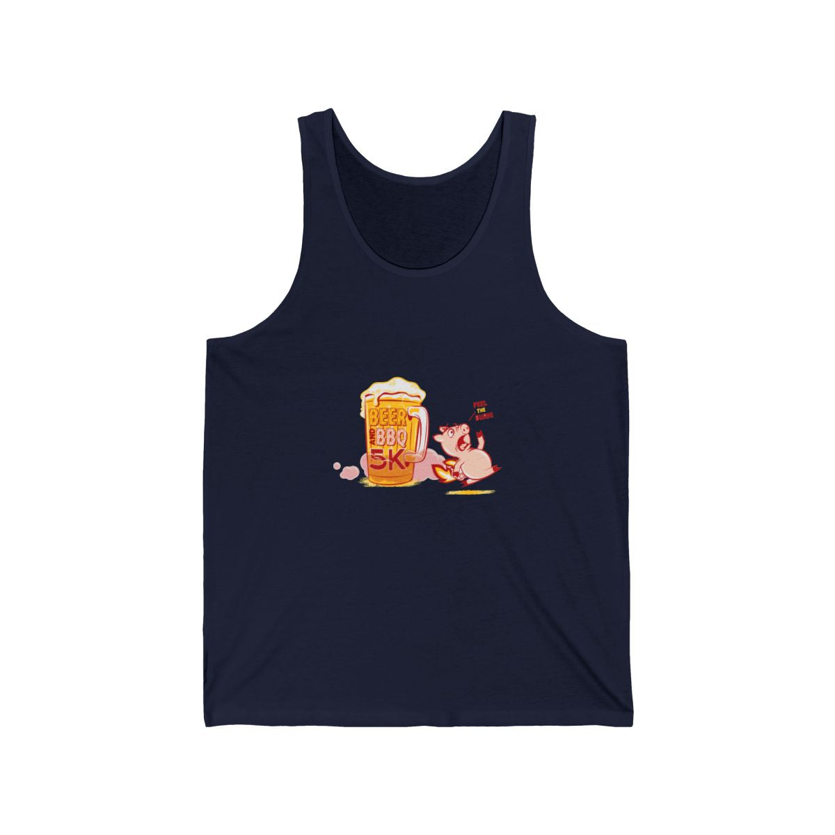 Beer & BBQ 5K Feel the Burn Men's Tank