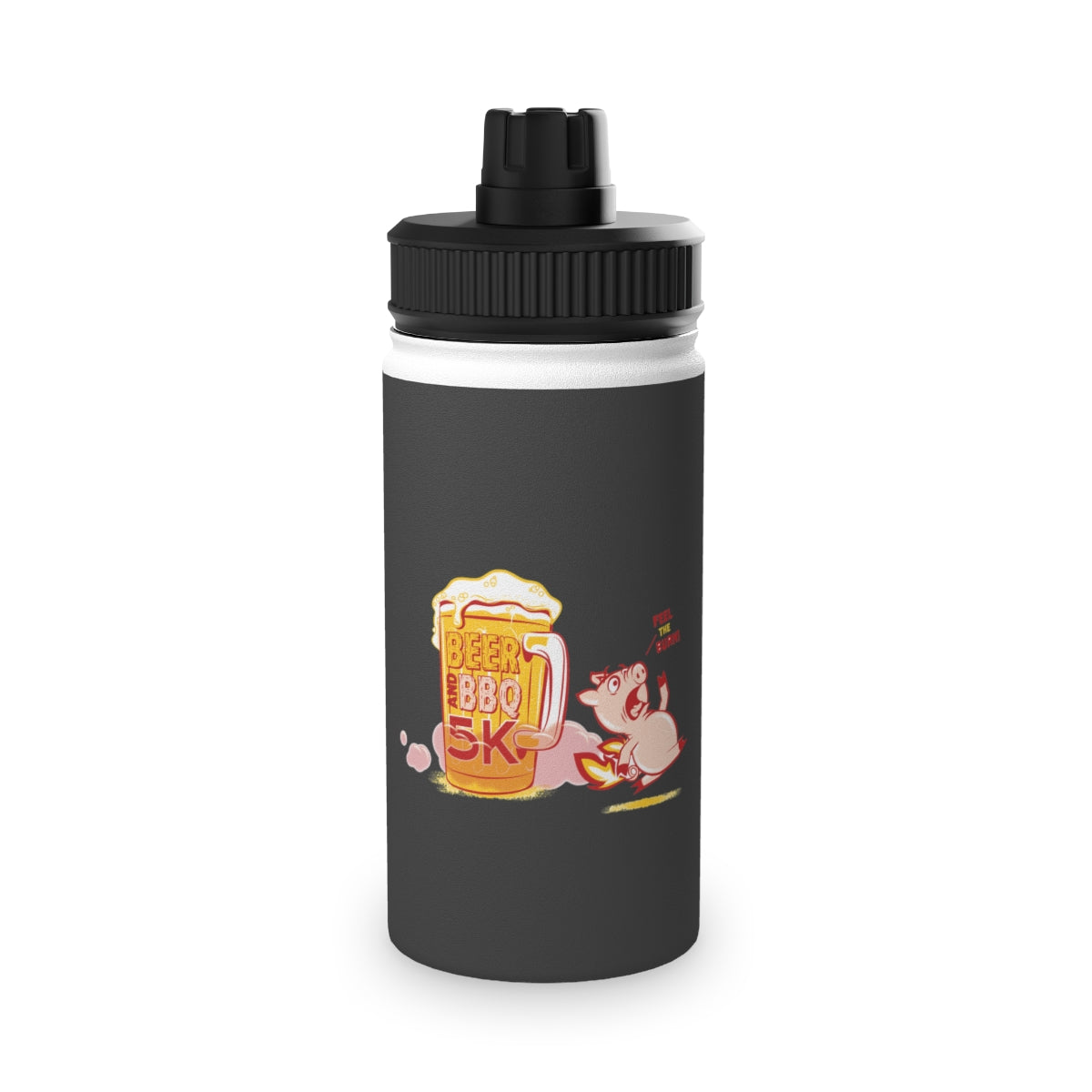 Beer & BBQ 5K Feel the Burn Water Bottle
