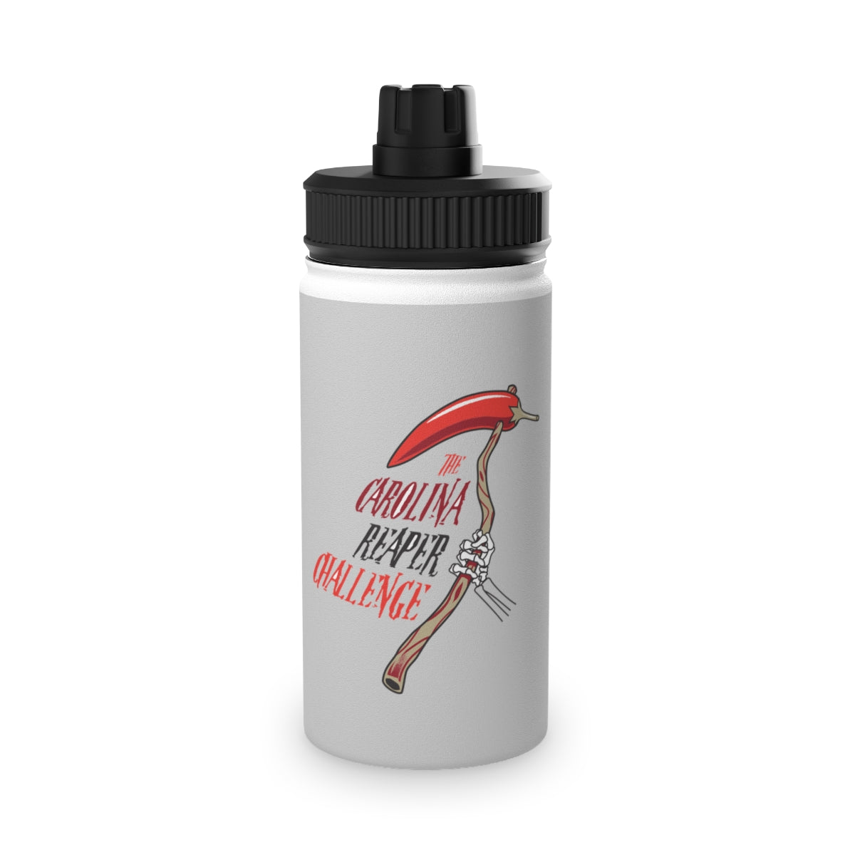 Carolina Reaper Challenge Reaper Scythe Water Bottle