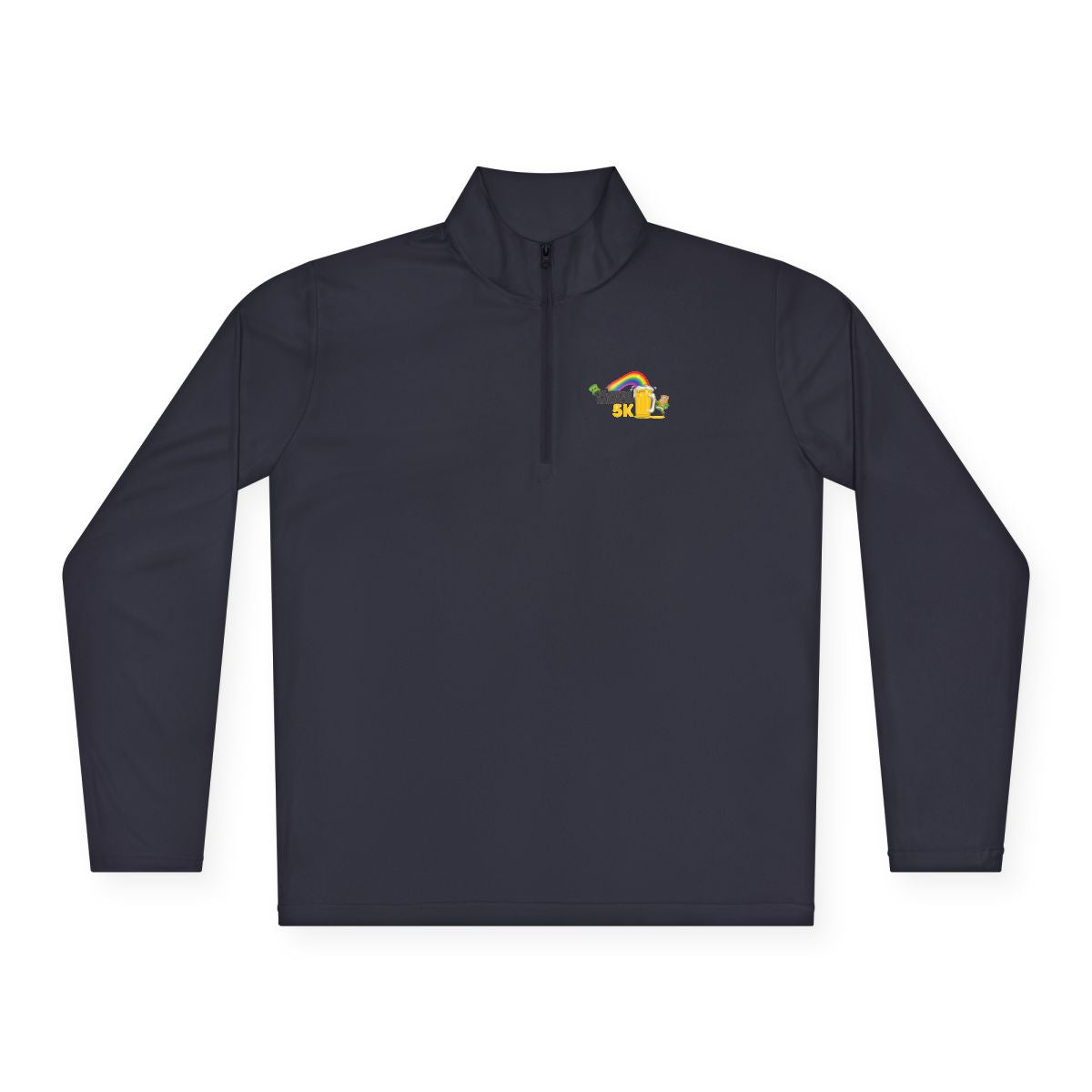 Chase the Rainbow 5K Rainbow Back-Print Quarter-Zip Pullover