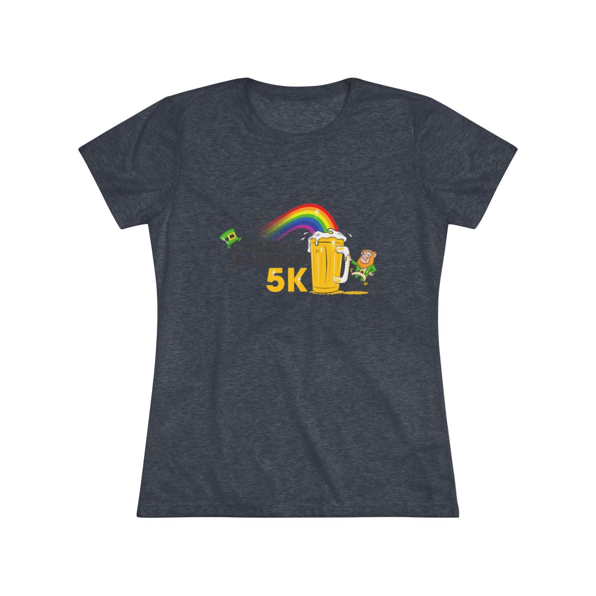 Chase the Rainbow 5K Rainbow Women's Tee