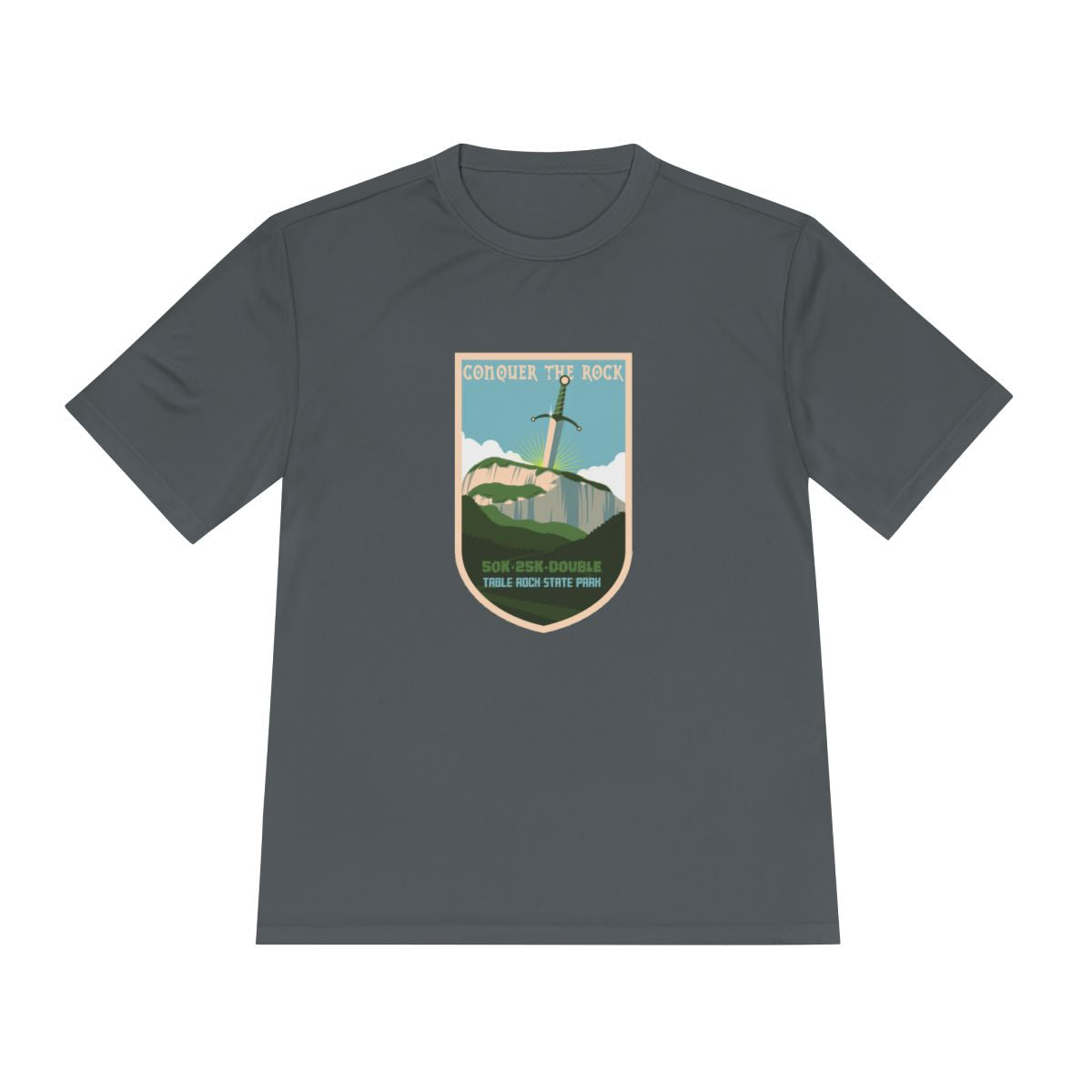 Conquer the Rock Sword in the Rock Performance Tee