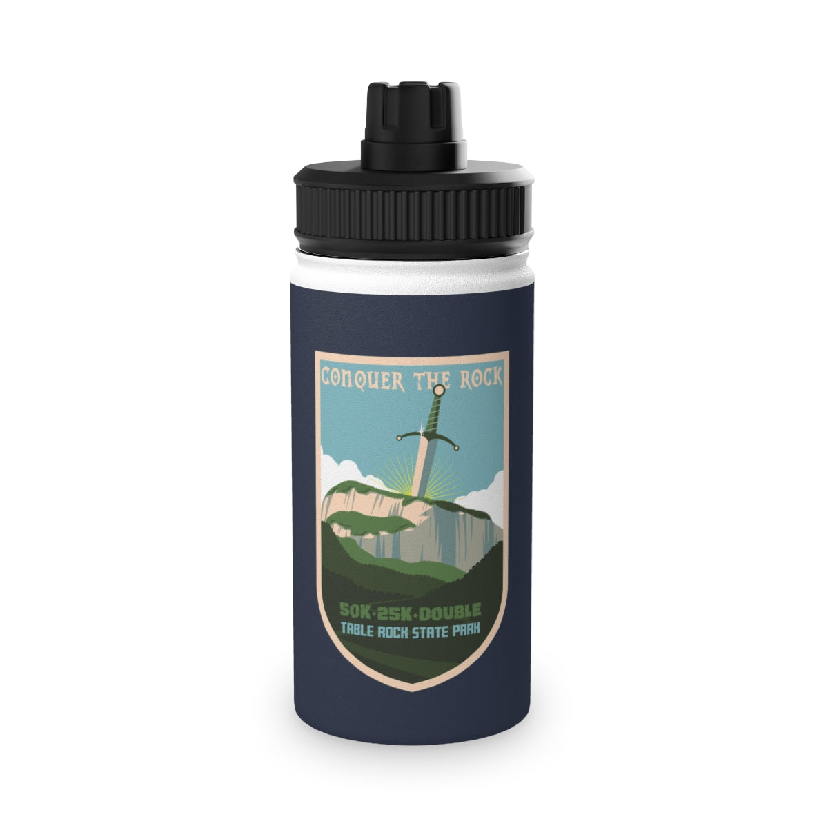 Conquer the Rock Sword in the Rock Water Bottle