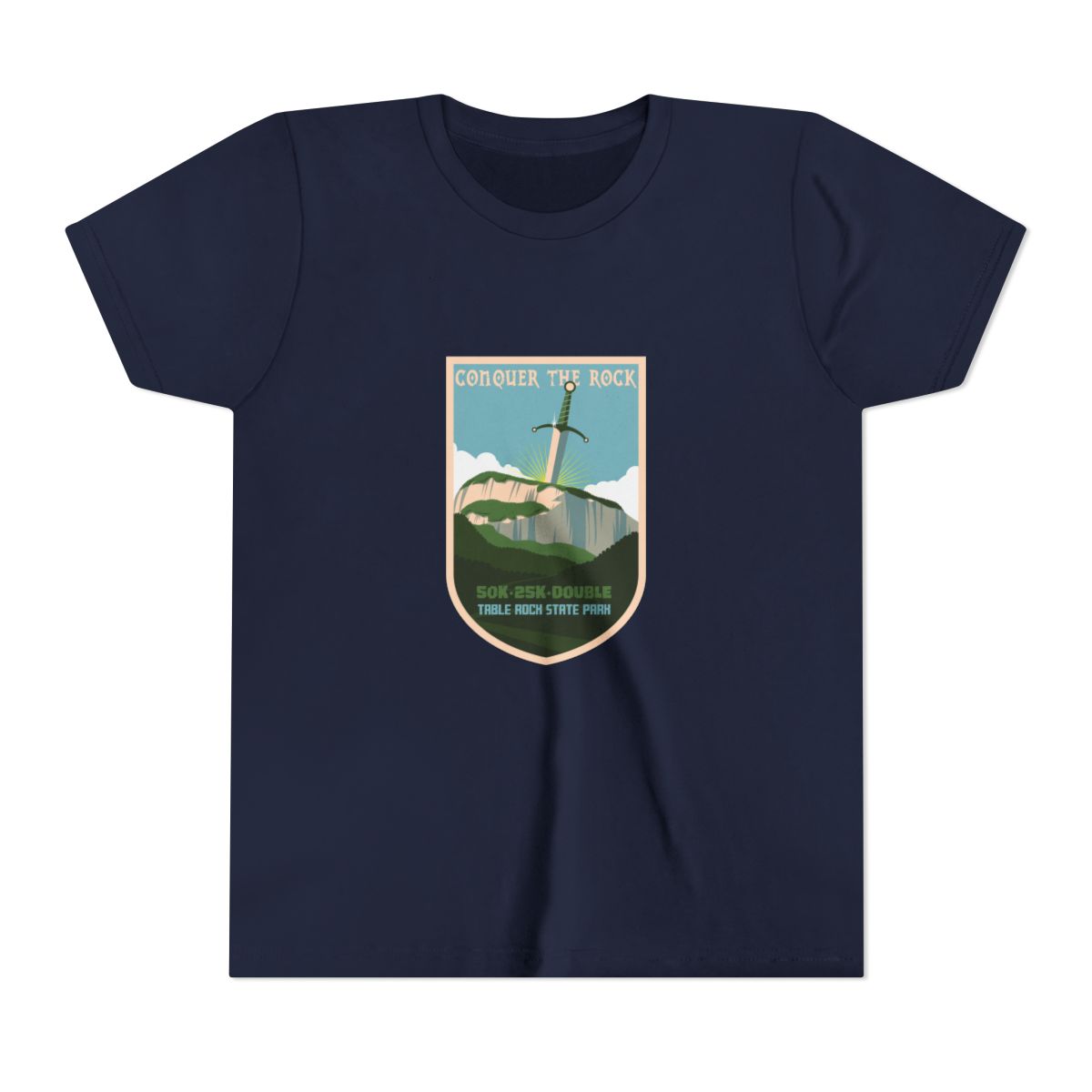 Conquer the Rock Sword in the Rock Youth Tee