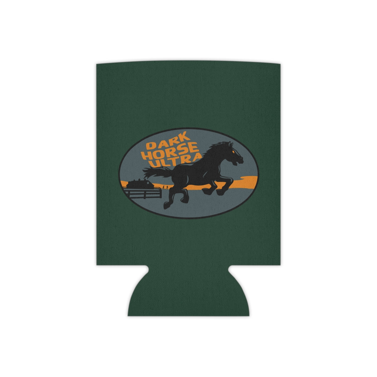 Dark Horse Trail Race Running Horse Can Cooler
